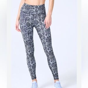 Terez TLC Printed Leggings in Lace S